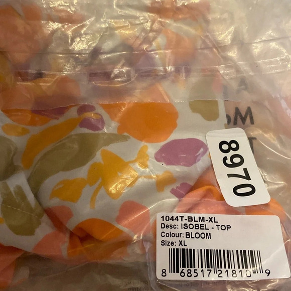 New! Stone Fox Swim isobel top in bloom nwt 28972 - Picture 3 of 3